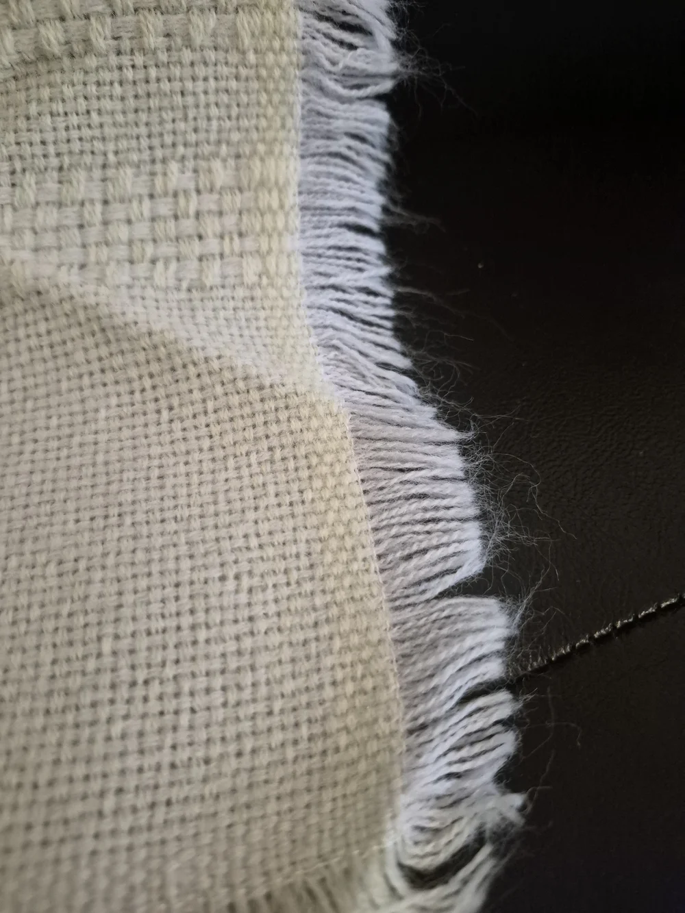 Cozy Woven Fringe Throw Blanket - Neutral Home Accent